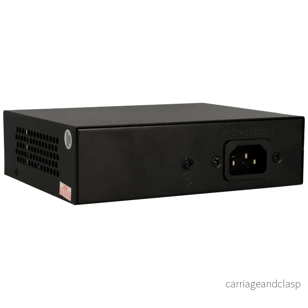 Movok 6-portars PoE-switch, 100Mb, 250m PoE - Bild 3