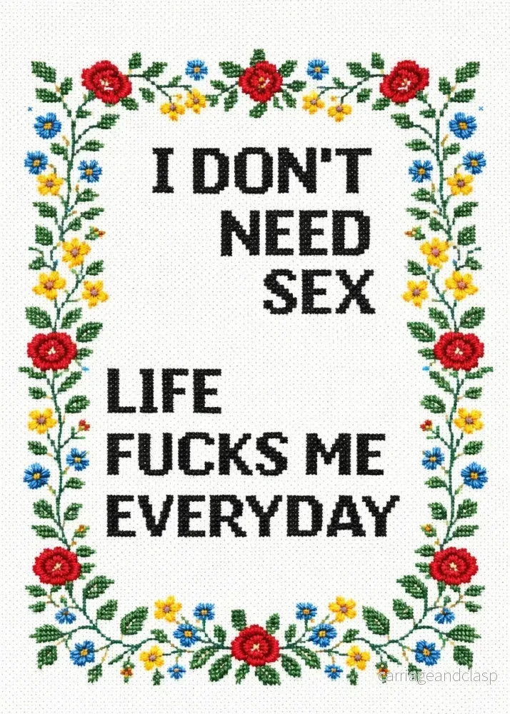 I Don’t Need Sex – Life F*cks Me Everyday