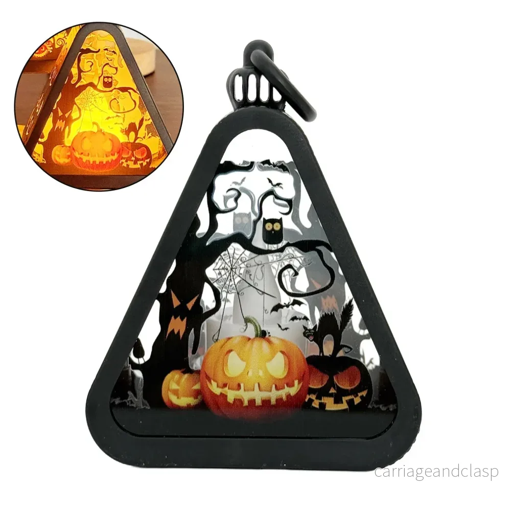 Halloween Dekor Triangel Bords Lampa | Veska Halloween Dekor Triangel Bords Lampa | Veska