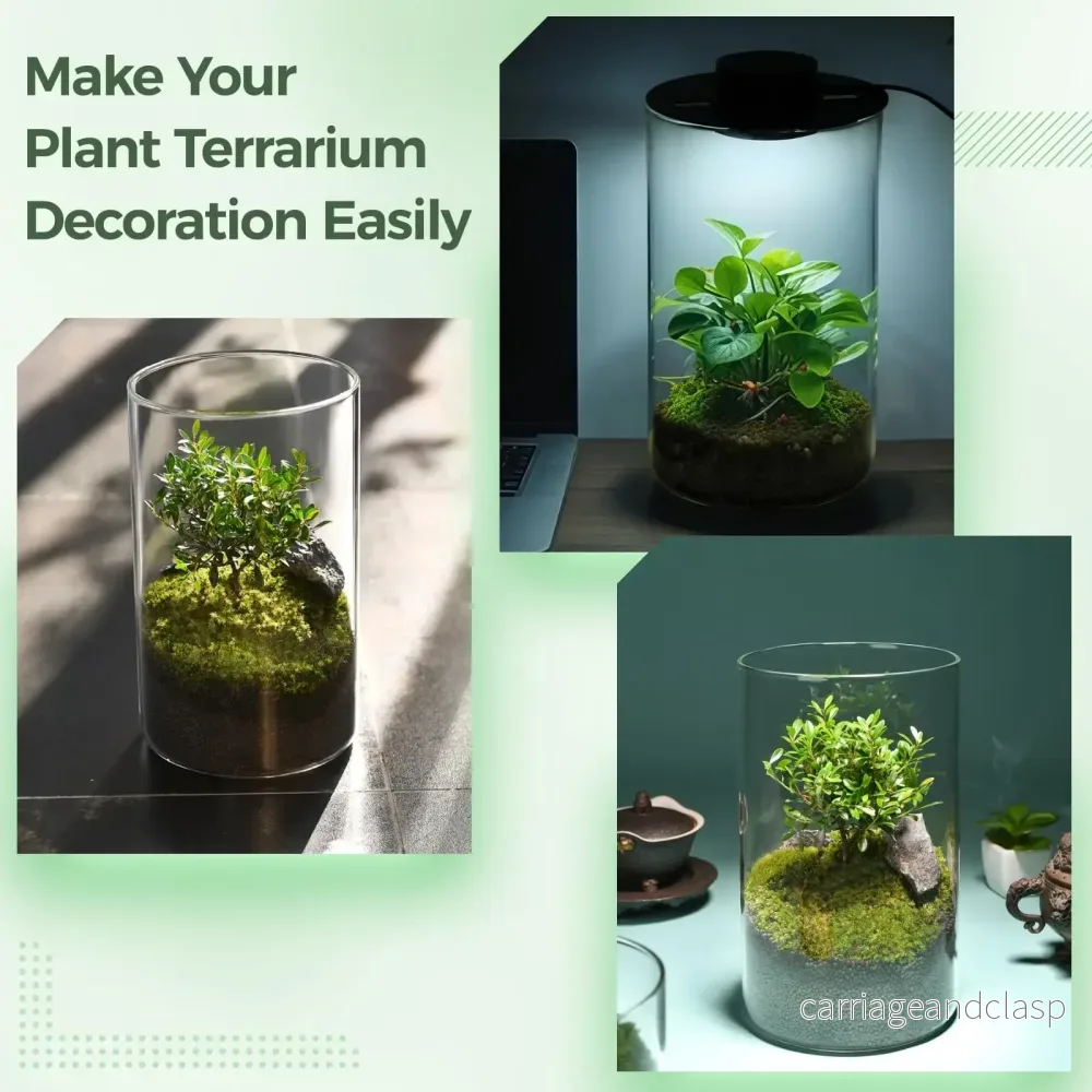 Mini Forest Maker Terrarium Dekor Vas | Veska - Bild 3