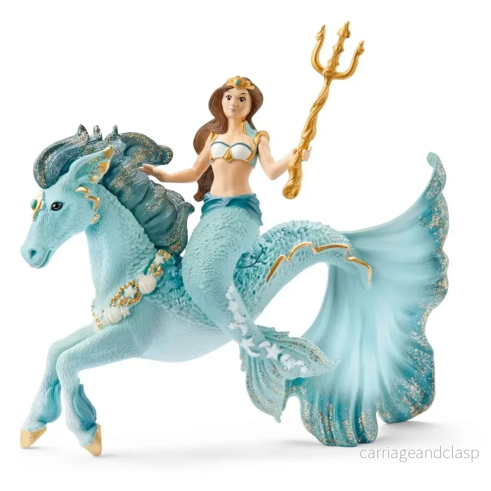 Schleich - Sjöjungfrun Eyela på undervattenhäst