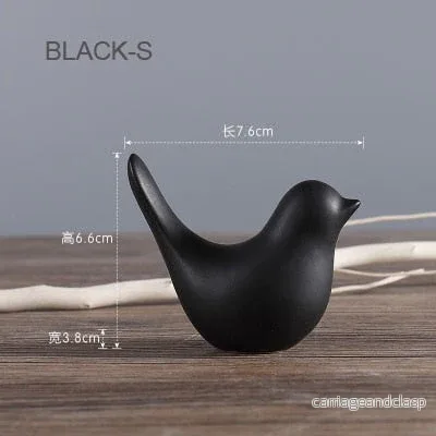 Nordisk Kreativ Keramisk Fågel Figurer | Veska Nordisk Kreativ Keramisk Fågel Figurer | Veska