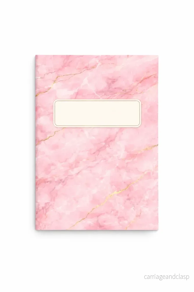Rose Marble Notebook