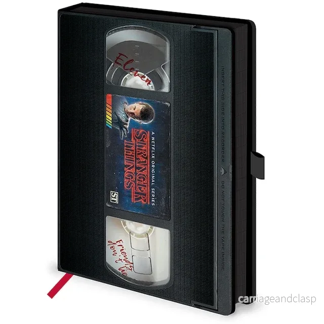 Stranger Things - VHS Säsong A5 Premium Anteckningsbok - Pyramid - Bild 3