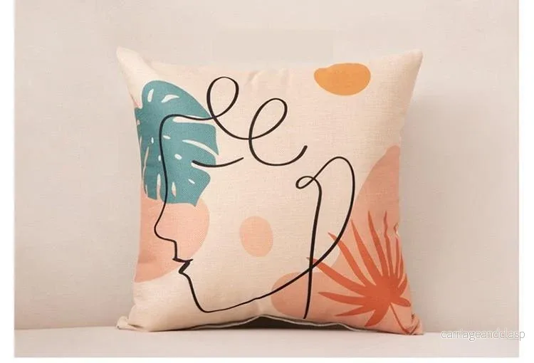 Abstrakt Konst Kuddeöverdrag | Veska Abstrakt Konst Kuddeöverdrag | Veska