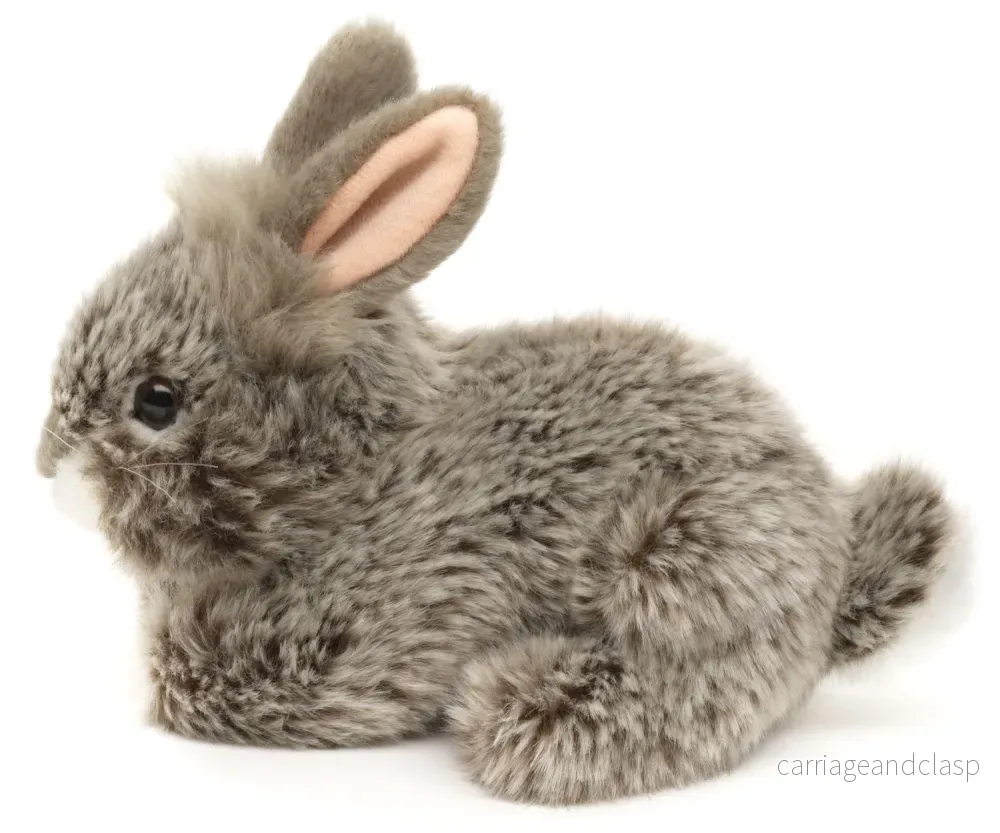 Uni Toys - Angora Kanin Grå (Liggande) Gosedjur - Bild 3