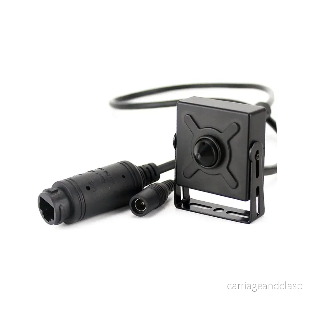 AlarmsystemExpert.co.uk Pinhole IP-kamera 4Mp, 75 graders betraktningsvinkel 3,7 mm objektiv, PoE, mikrofon