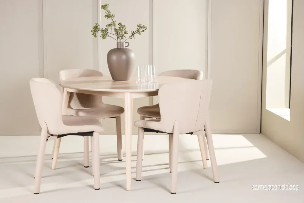 Flora & Astoria Matgrupp Vitputsad/Beige