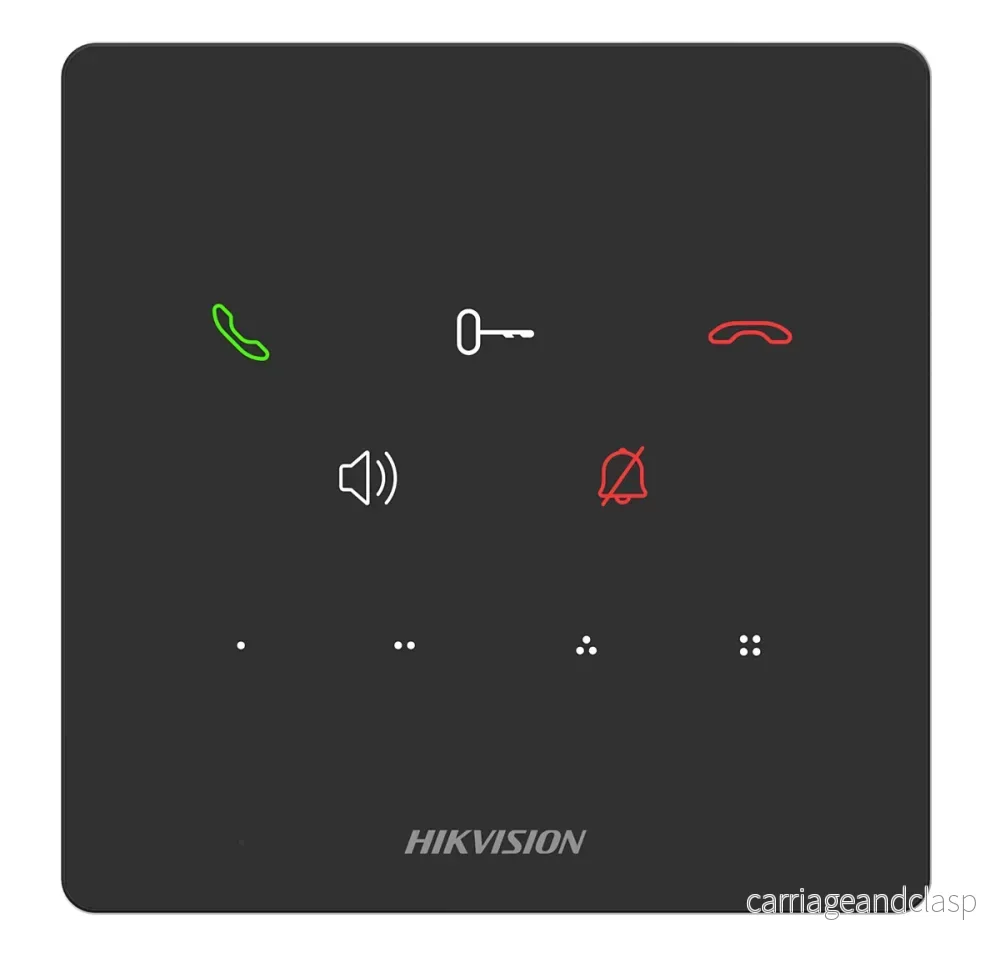 Hikvision DS-KH6000-E1, Mini inomhusstation, utan skärm - Bild 2