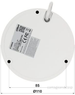 Dahua Set 3x Dome 8MP + inspelare & kablage - Bild 3