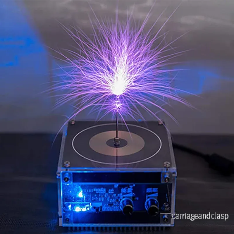 Trådlös Tesla Coil Högfrekvent Belysnings Högtalare | Veska Trådlös Tesla Coil Högfrekvent Belysnings Högtalare | Veska