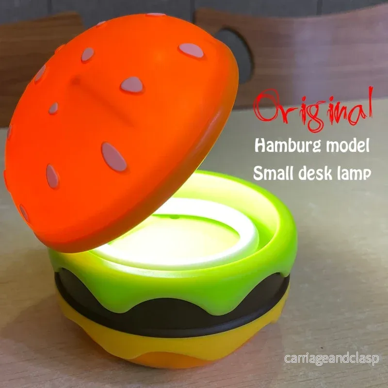 Fällbar Trådlös Unik Hamburger Bordslampa | Veska - Bild 3