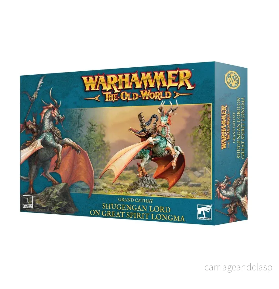Warhammer: The Old World – Grand Cathay – Shugengan Lord on Great Spirit Longma Warhammer: The Old World – Grand Cathay – Shugengan Lord on Great Spirit Longma