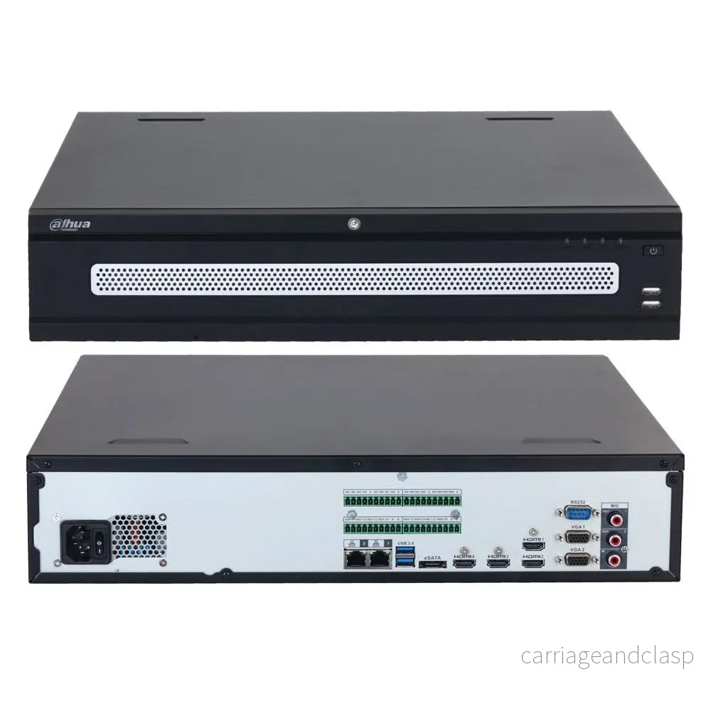 Dahua NVR608H-64-XI, 2x LAN, Ingen PoE, RAID, Passar för 64 IP-kameror - Bild 3