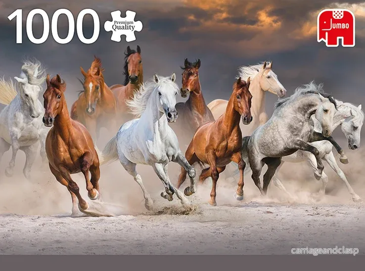 Premium Collection – Desert Horses (1000 bitar) - Bild 2