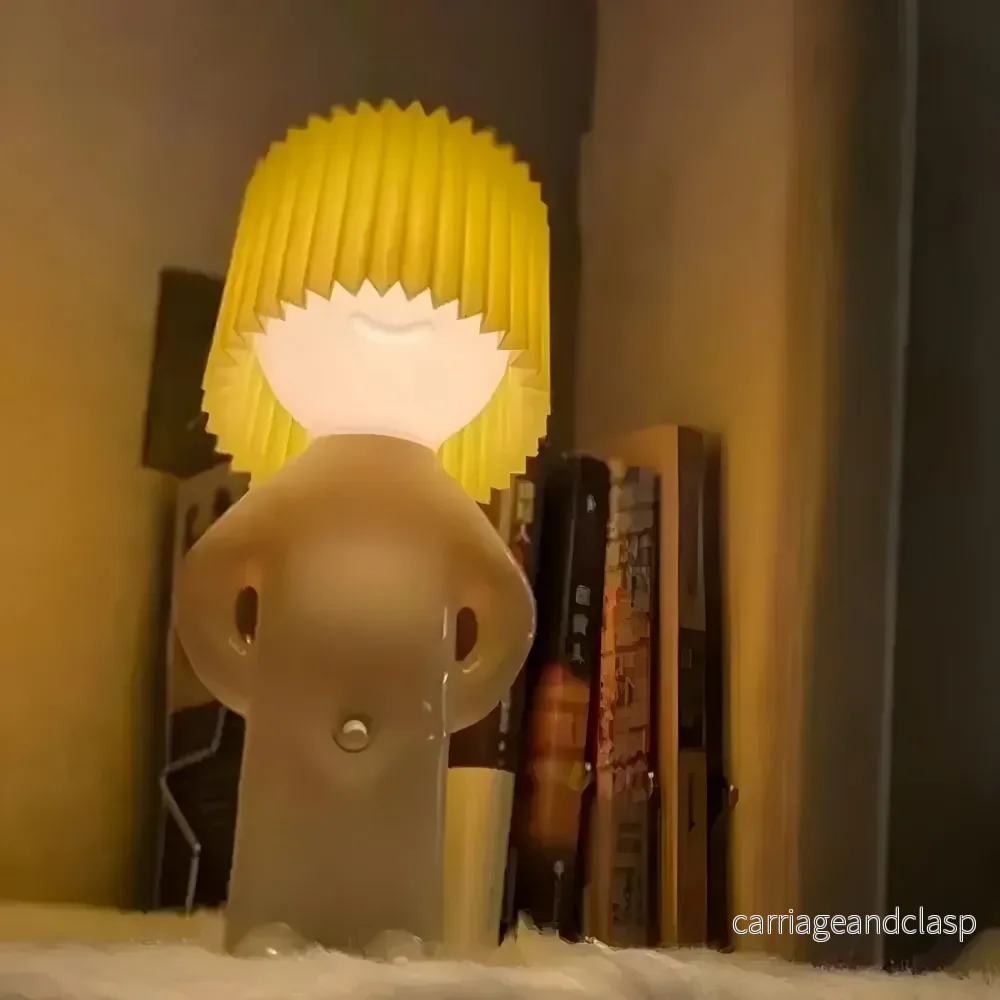 Sassy Boy Kreativ Bordslampa – Unik Belysning för Sovrum och Vardagsrum | Veska - Bild 2