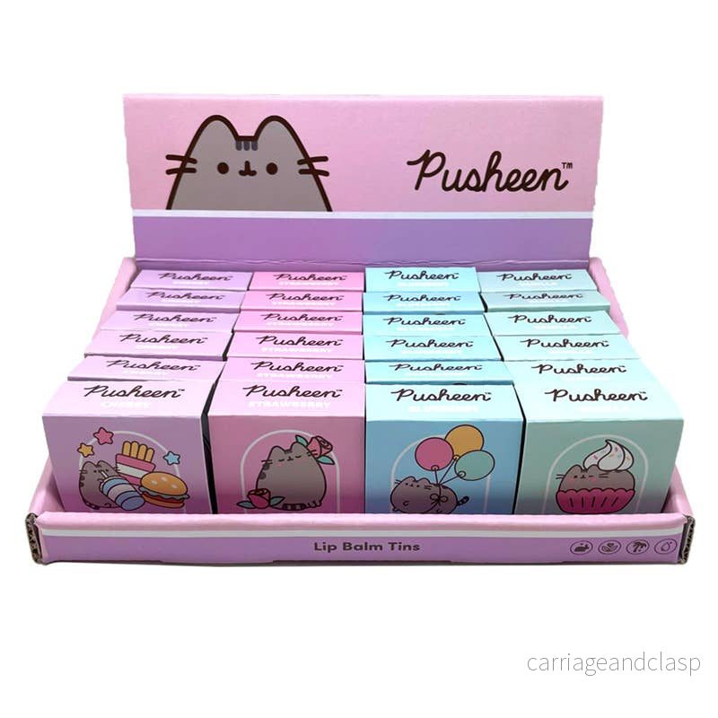 Pusheen the cat läppbalsam i metallask Pusheen the cat läppbalsam i metallask