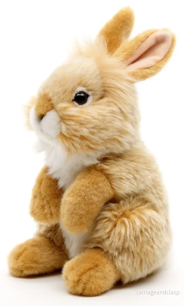 Uni Toys - Angora Kanin, stående (beige) Gosedjur - Bild 2
