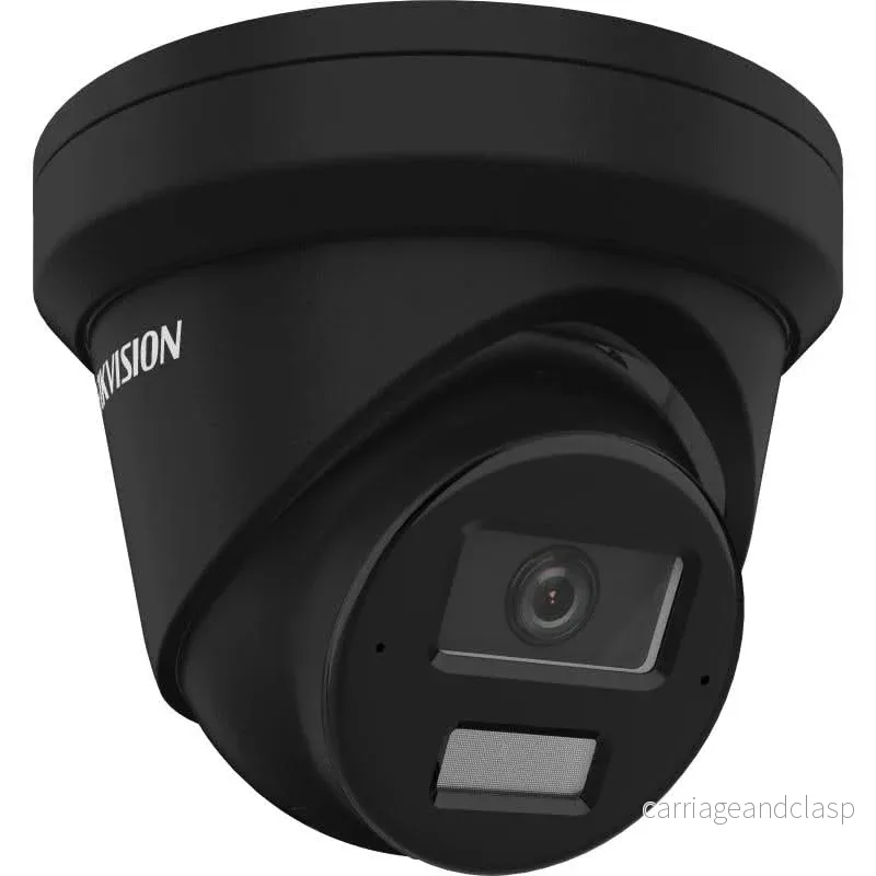 Hikvision DS-2CD2343G2-LI2U Svart, 4MP Turret, Smart Hybrid Light, AcuSense, PoE, Micro SD-kortplats, mikrofon - Bild 2
