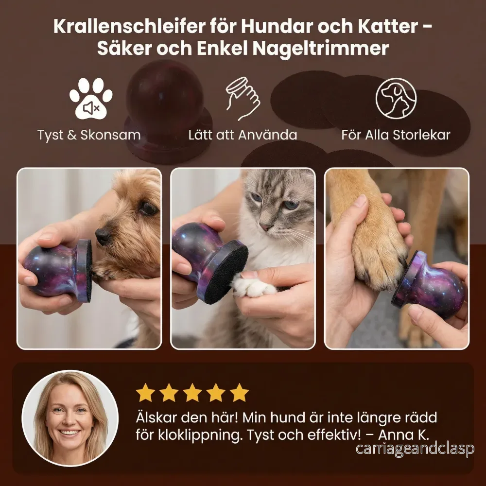 Krallenschleifer för Hundar och Katter – Säker och Enkel Nageltrimmer - Bild 2