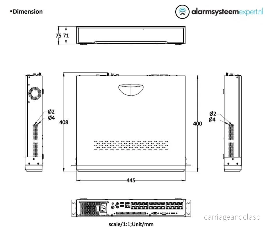 Hikvision DS-7732NI-M4/24P 32 kanaler 24x POE-anslutningar, 4K - Bild 3