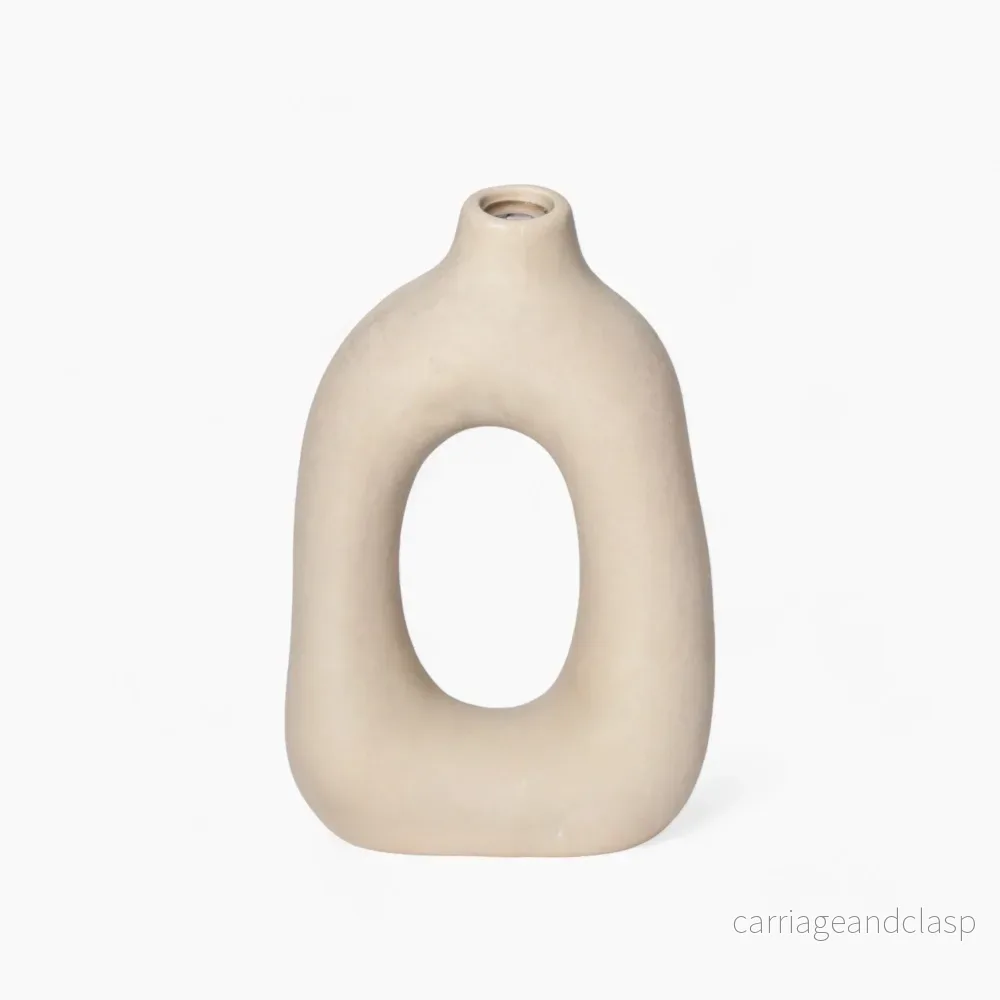 Frosted Vase Collection - Keramisk Bordvas, Ny K klassisk / Post-modern Stil, Hemma-kontor Dekoration | Veska