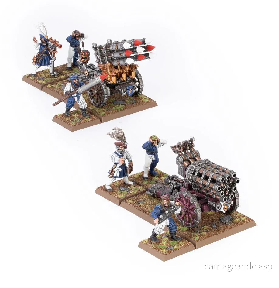 Warhammer: The Old World - Empire of Man - Helblaster Volley Gun & Helblaster Rocket Battery - Bild 2