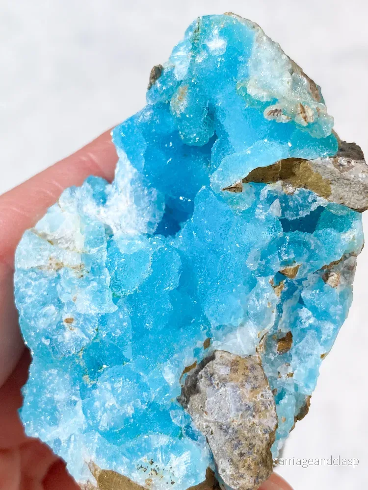 Blått Hemimorphite Kluster (Nr. 2) - Bild 3