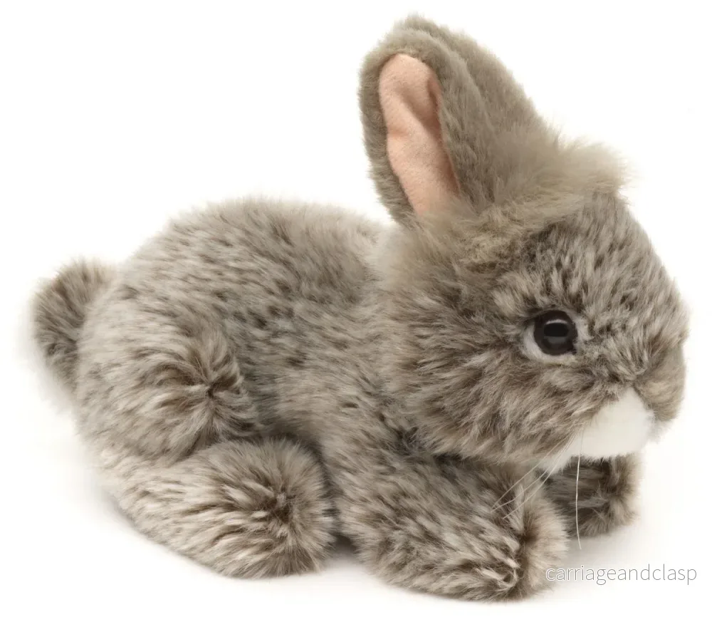 Uni Toys - Angora Kanin Grå (Liggande) Gosedjur - Bild 2