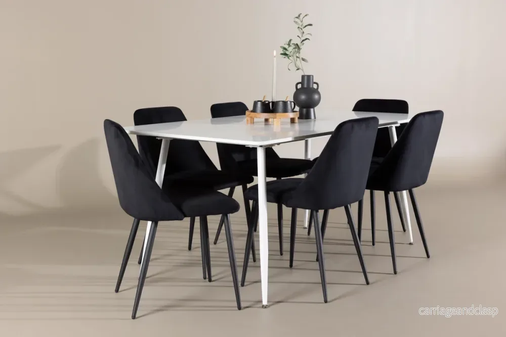 Night & Silar Matgrupp Svart/Vit Night & Silar Matgrupp Svart/Vit
