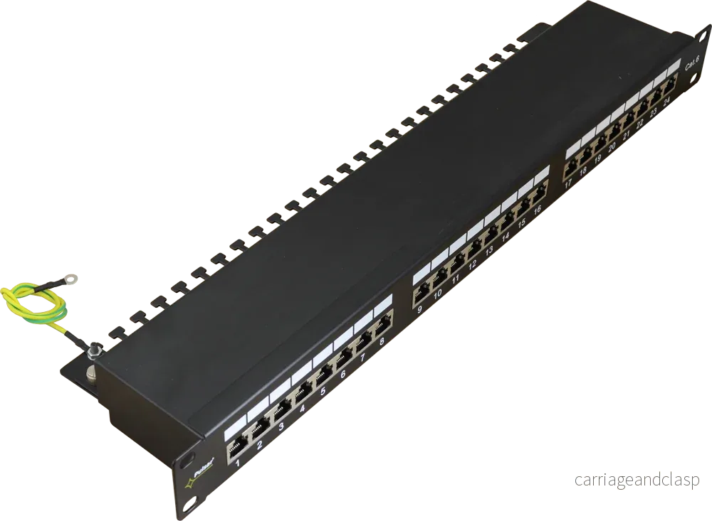 Pulsar RP-F24V6, Patchpanel 24 portar FTP Cat6 - Bild 2