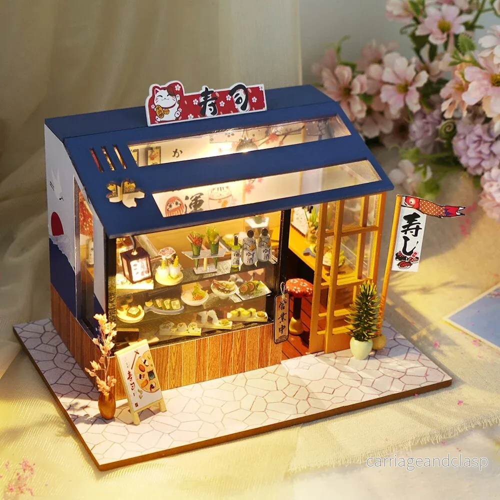 Miniatyr DIY Japanska Byggleksaker Kit | Veska - Bild 2