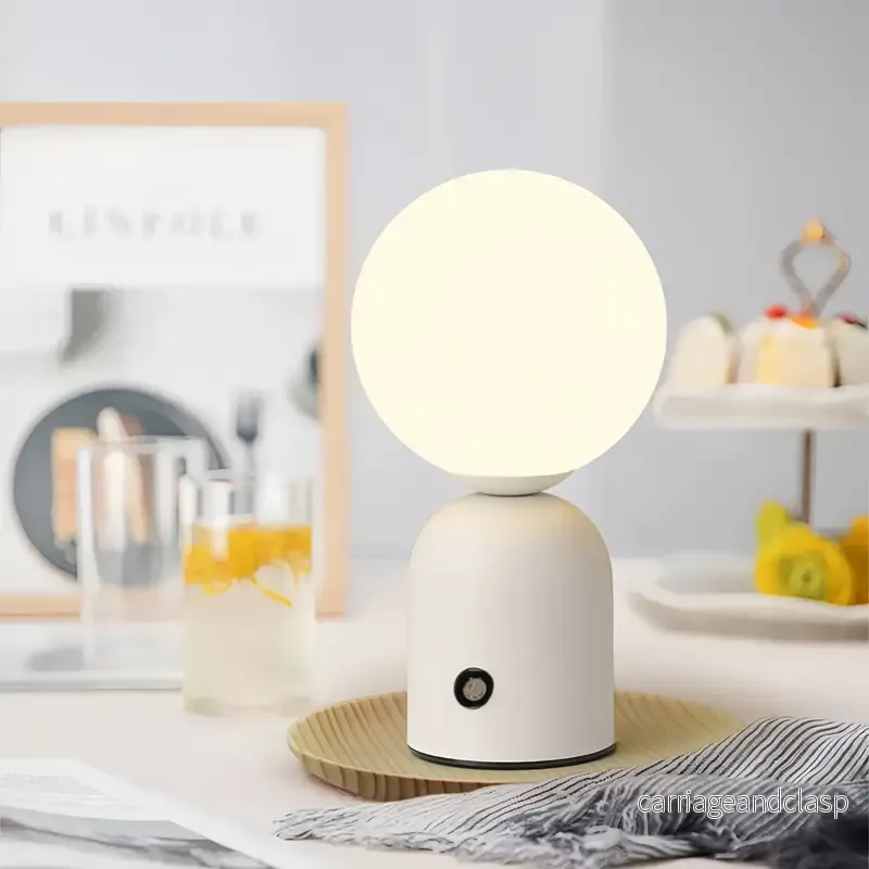 LumièreSereine – Elegant Bordslampa för Lugnt Atmosfär Veska