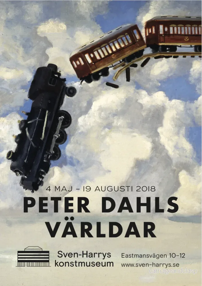 Utställningsposter till ”Peter Dahls världar”