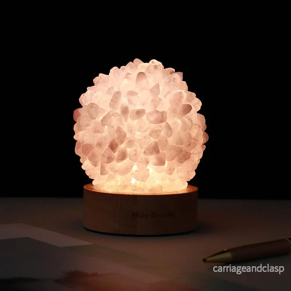 Aventurine Quartz Crystal Lamp | Veska - Bild 3