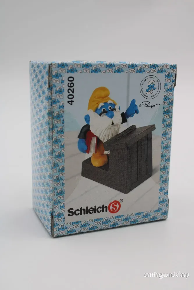 Schleich - Super Smurfs: Skolrektorn med Skrivbord - Bild 3