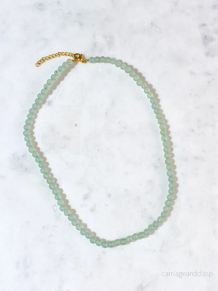 Grön Aventurin Halsband