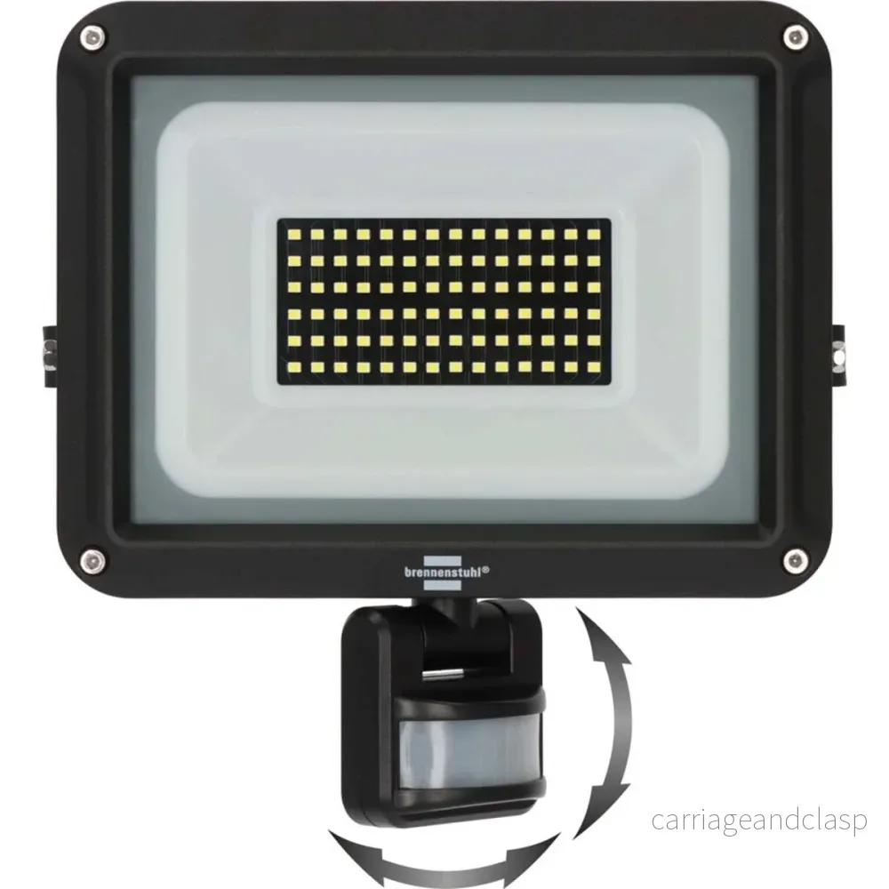 Nedis LED-strålkastare JARO 7060P, IP65, 50W, 5800lm, 6500K, med rörelsedetektor