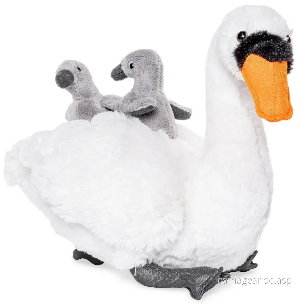 Uni Toys – Svan med Ungar Gosedjur Uni Toys – Svan med Ungar Gosedjur