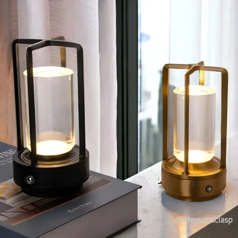Skandinavisk trådlös LED-bordslampa - NordicaGlow | Veska - Bild 2