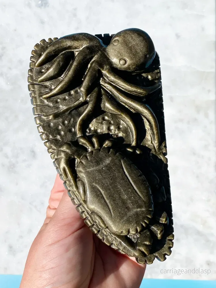 Guld obsidian måne Guld obsidian måne