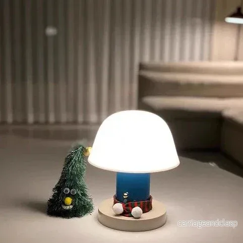 Veska | NatureGlow Lampa - Modern Svamp Bordslampa - Bild 2