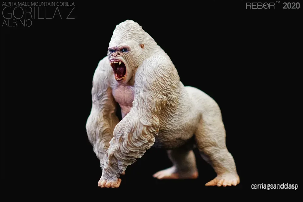 REBOR 1:11 Alpha Male Mountain Gorilla Z Albino REBOR 1:11 Alpha Male Mountain Gorilla Z Albino