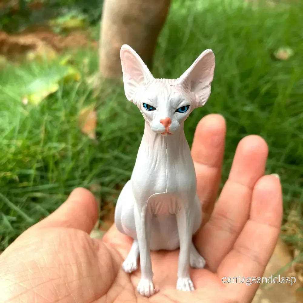 Modern Whisper Sphynx Cat Bord Dekor | Veska - Bild 2