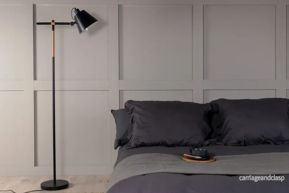 Skott Golvlampa Svart Skott Golvlampa Svart