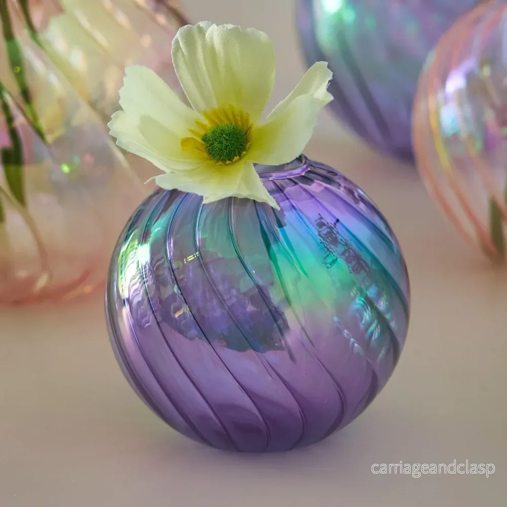Iridescent Ball Flower Vase | Veska - Bild 3