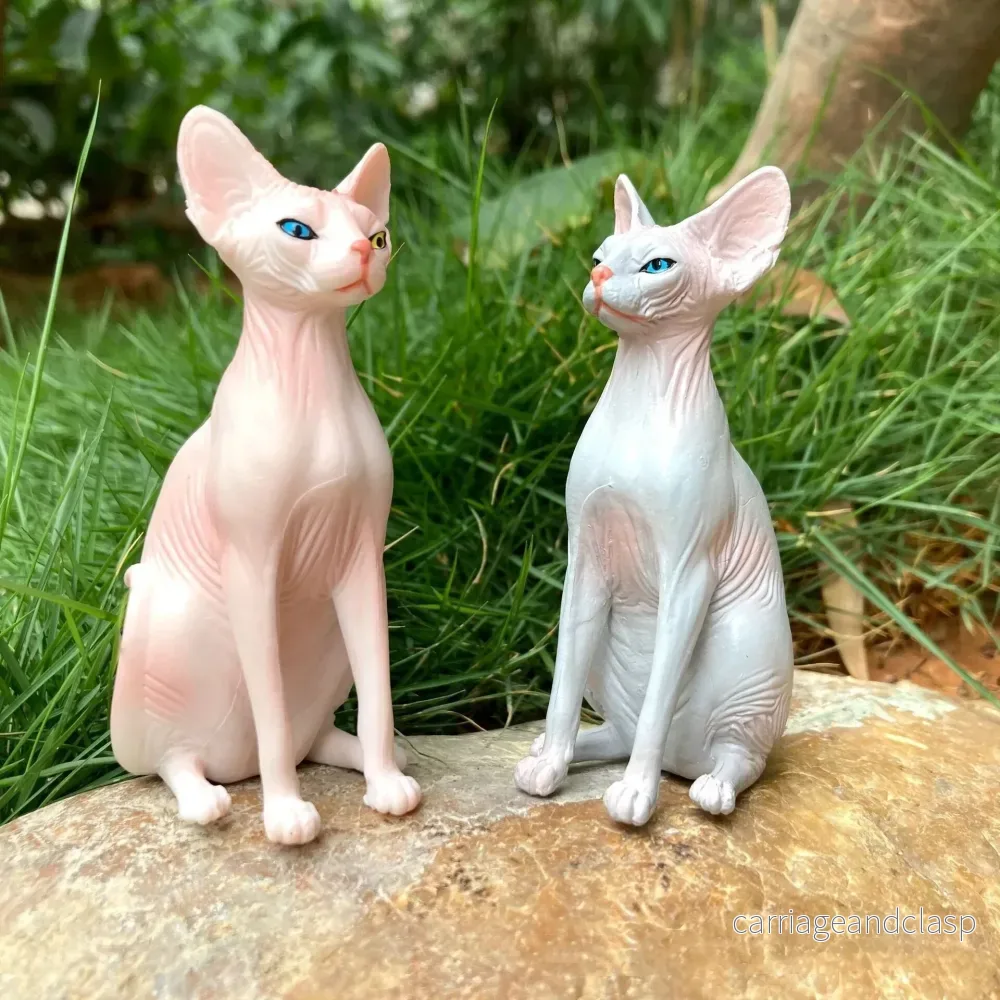 Modern Whisper Sphynx Cat Bord Dekor | Veska - Bild 3
