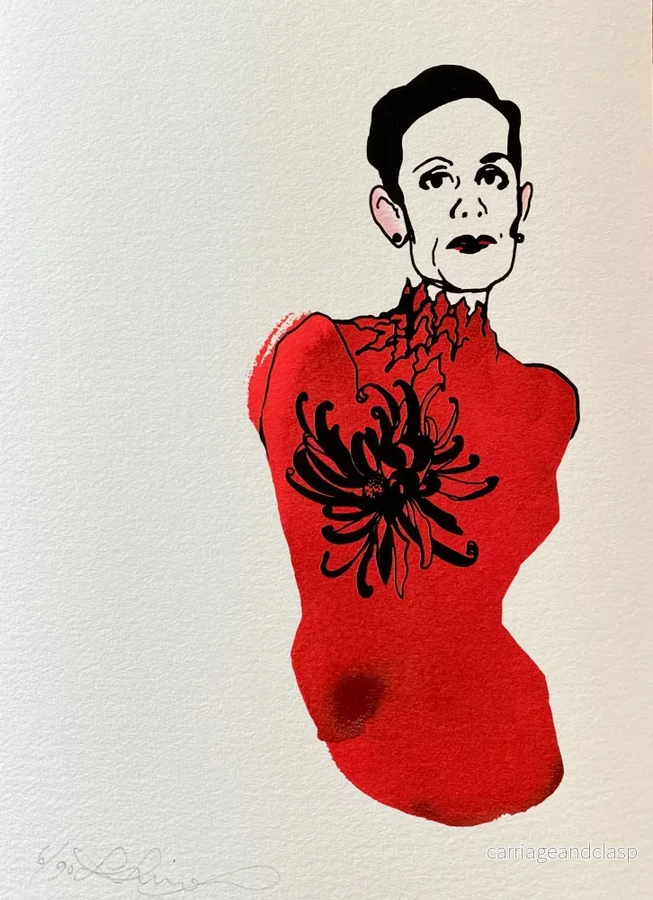 Sara Danius-illustration av Stina Wirsén Sara Danius-illustration av Stina Wirsén