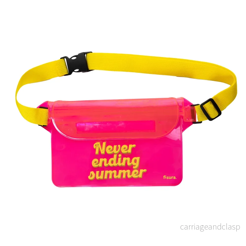 Vattentät midjeväska ”Never Ending Summer” rosa