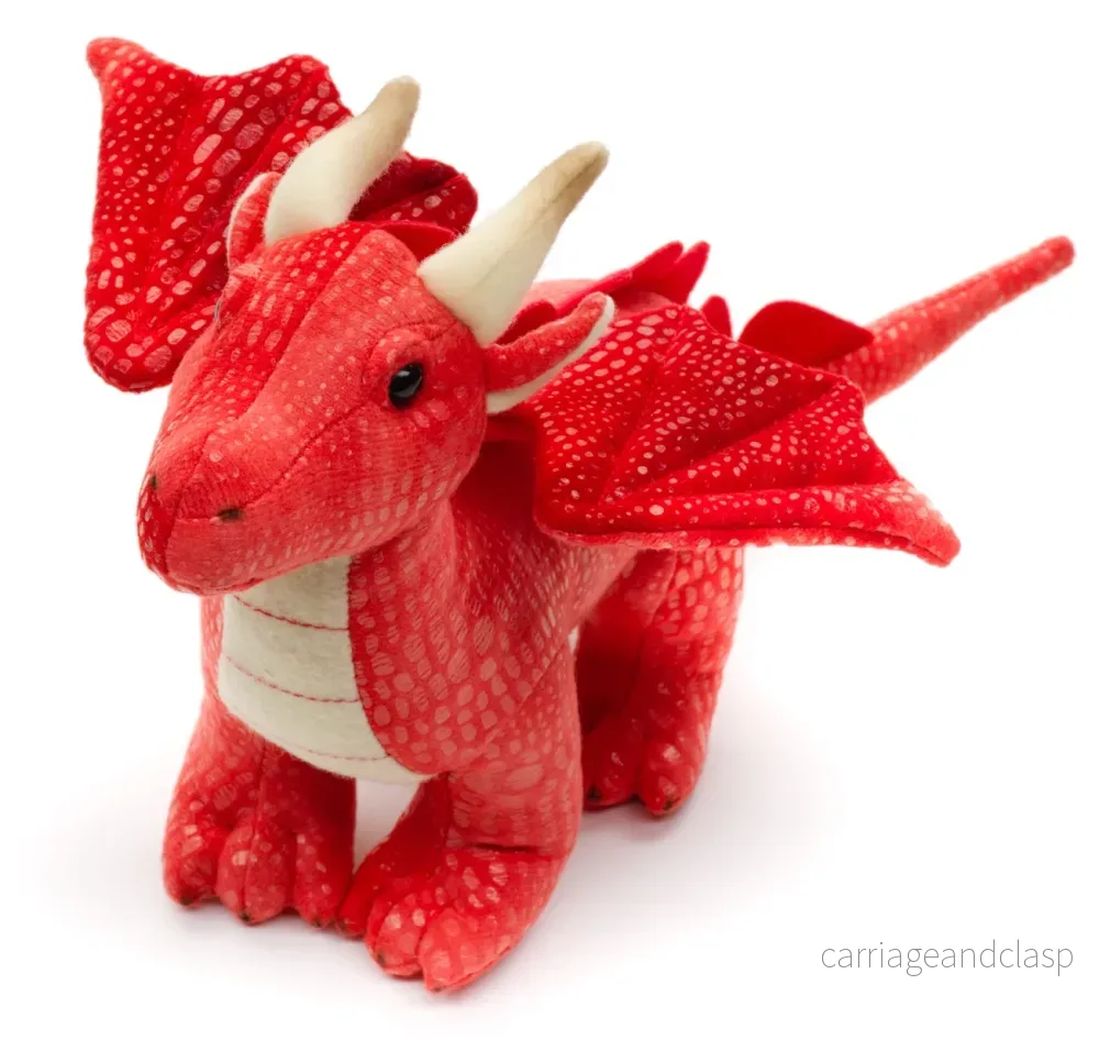 Uni Toys - Drake (Röd) Gosedjur
